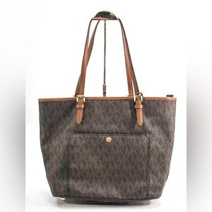 MICHAEL KORS Jet Set Travel Logo Tote Bag